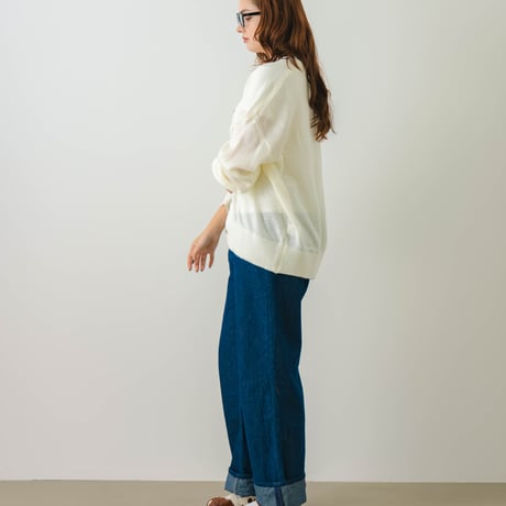 sheer cardigan white