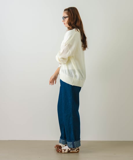 sheer cardigan white