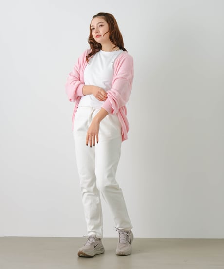 sheer cardigan pink