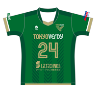 2024-2026】東京ヴェルディオーセンティックユニフォーム【12番 上林