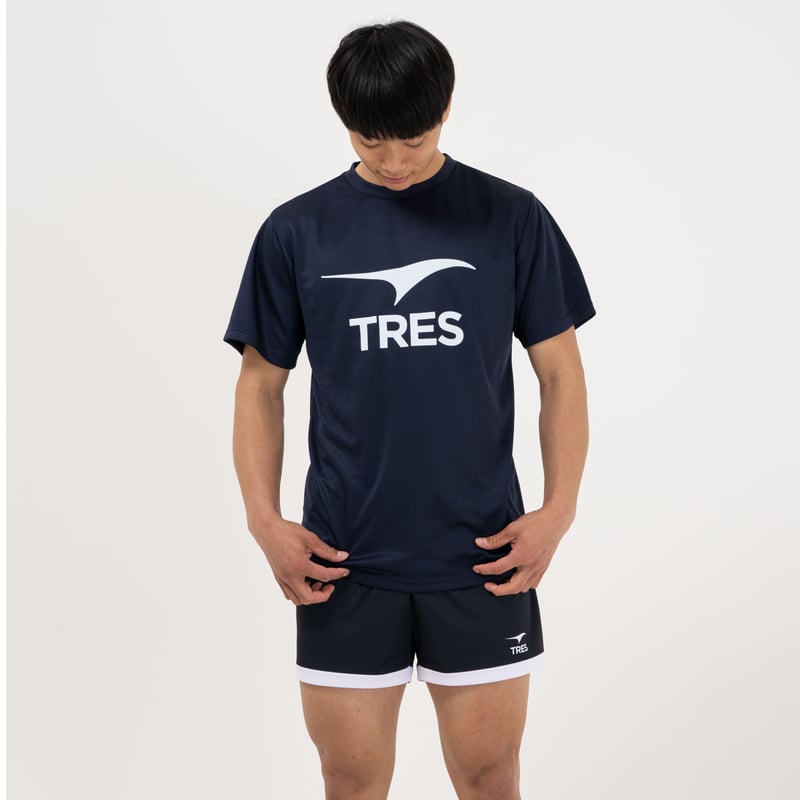 プラクティスシャツ（ネイビー）NEW TRES LOGO | TRES VOLLEY BALL