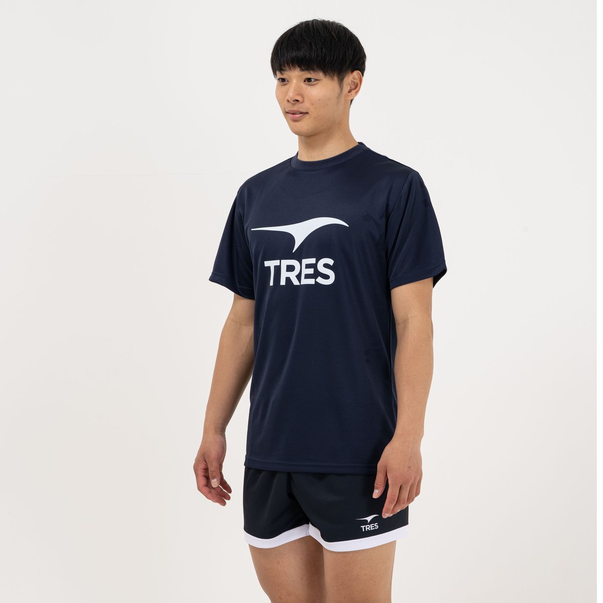 プラクティスシャツ（ネイビー）NEW TRES LOGO | TRES VOLLEY BALL