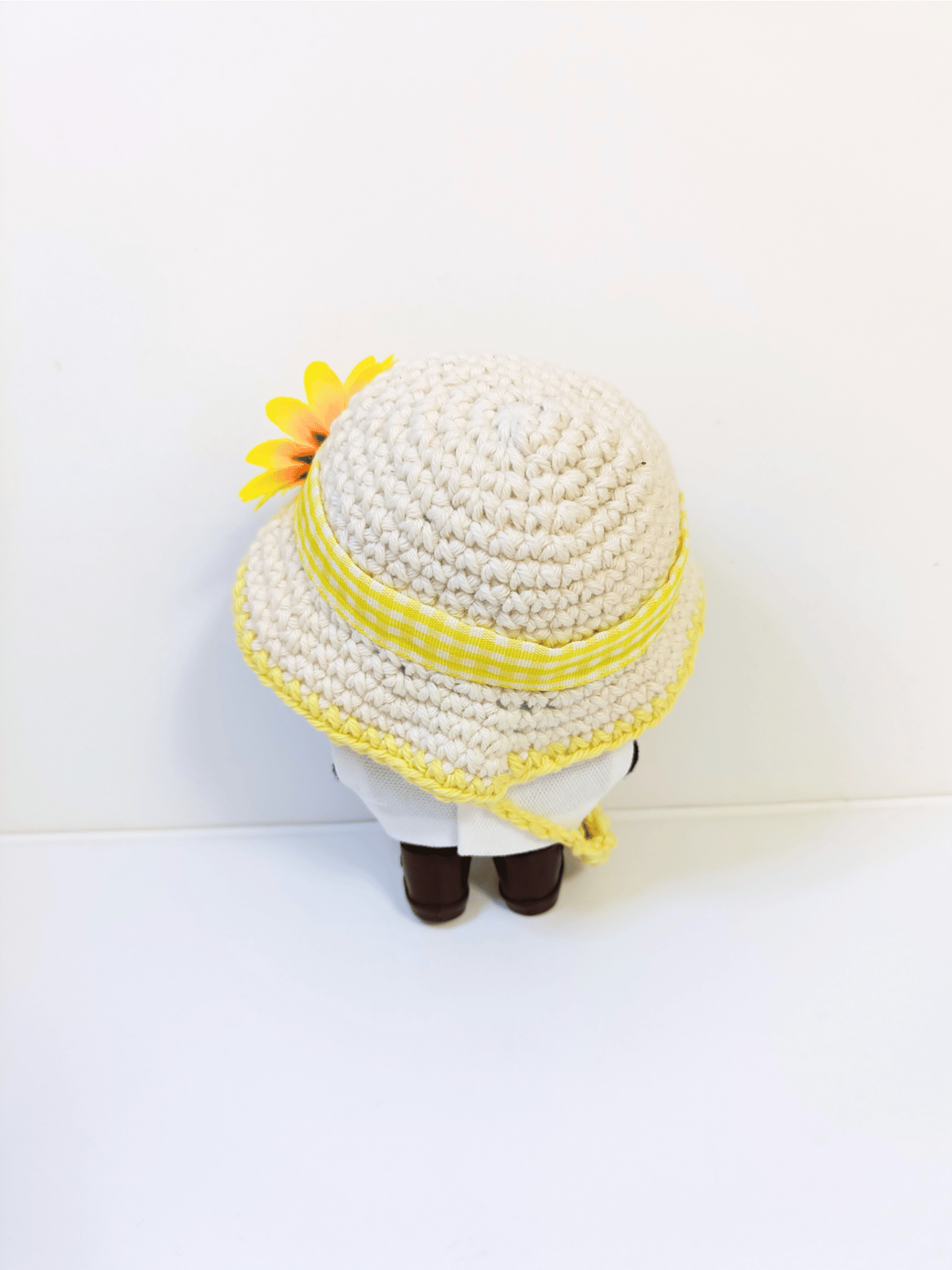 10㎝ ちびぐるみ　にじぱぺ　ぬい服　ぬいぐるみ　麦わら帽子　ひまわりバッグ 10㎝ ちびぐるみ にじぱぺ ぬい服 ぬいぐるみ 麦わら帽子 ひまわり