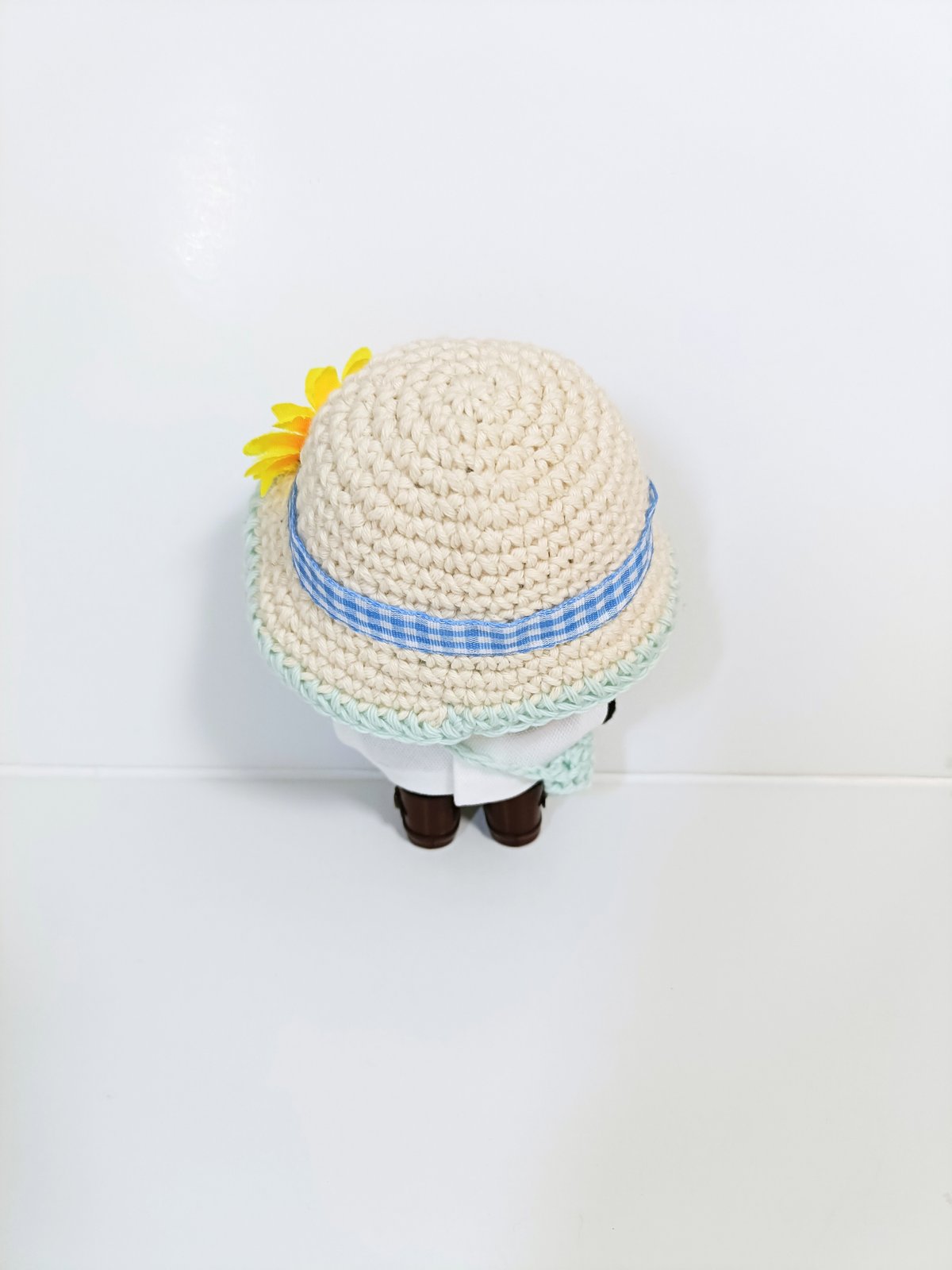 ぬい服10cm コットンひまわりセット～cute～（ハット＆トップス