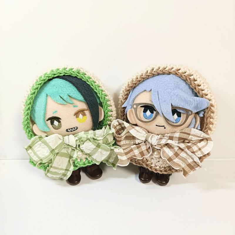 10cmぬい服 くしゅくしゅリボンフードケープ | takoyuka