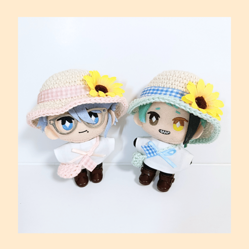 ぬい服 帽子 ぱんだ お花 ポシェット 3 ぬい服 帽子 ぱんだ お花 ポシェット 3 Mother garden しろたん