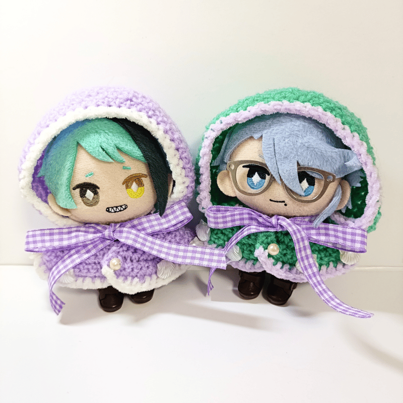 10cmぬい服 マーメイドカラーフードケープ | takoyuka