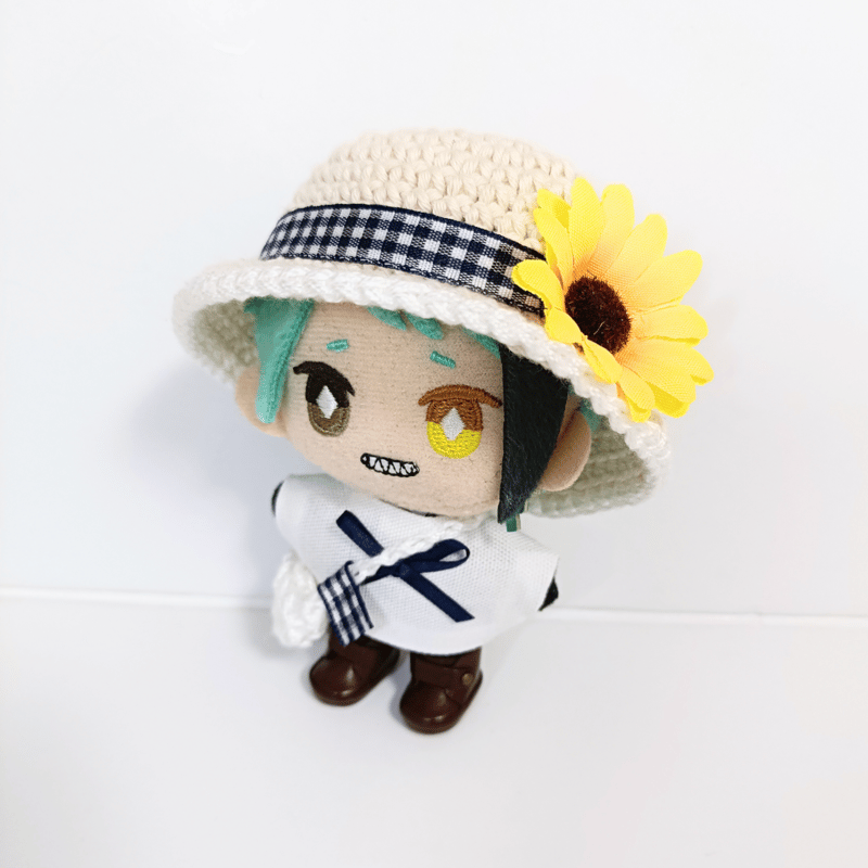 ぬい服　着ぐるみ　ひまわりうさちゃん　１０～１４㎝　245 ぬい服 着ぐるみ ひまわりうさちゃん 10～14㎝ 245 ぬい服