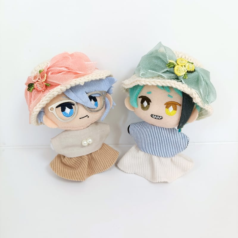 ぬい服10cm オーガンジーフラワーハット | takoyuka