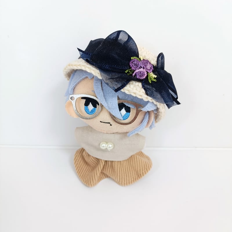 ぬい服10cm オーガンジーフラワーハット | takoyuka