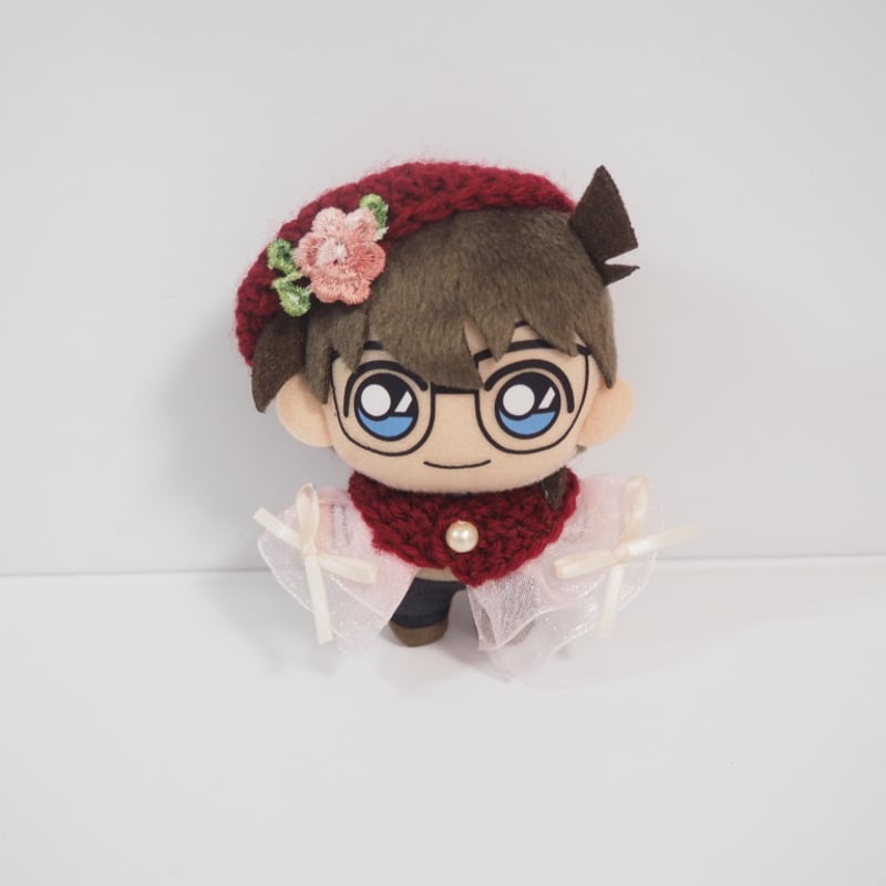 10cmぬい服 ピンクローズケープ&ベレーセット | takoyuka 10cmぬい服 ピンクローズケープ&ベレーセット | takoyuka