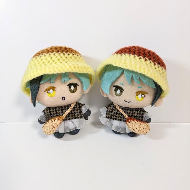 ぬい服10cm プリンハット＆カラメルかごバッグセット | takoyuka