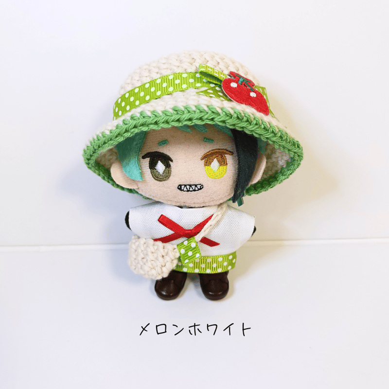 【オーダー】ぬい服　帽子2点 ぬい服 15cm 20cm 帽子 デニム バケットハット — Etamo