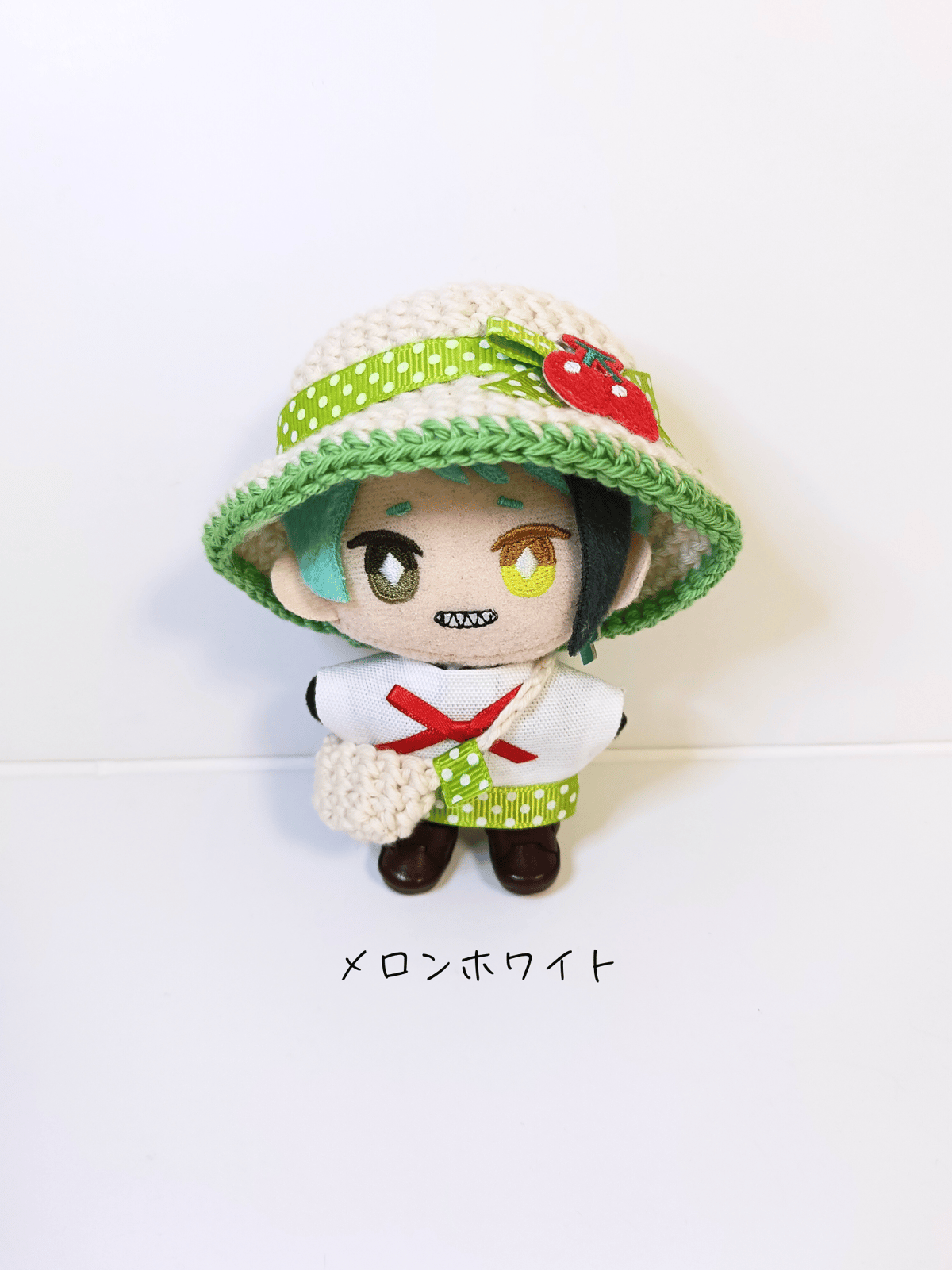 【メロンソーダくん】骨あり ハンドメイドぬい 11cm 無属性 メロンソーダくん】骨あり ハンドメイドぬい 11cm 無属性