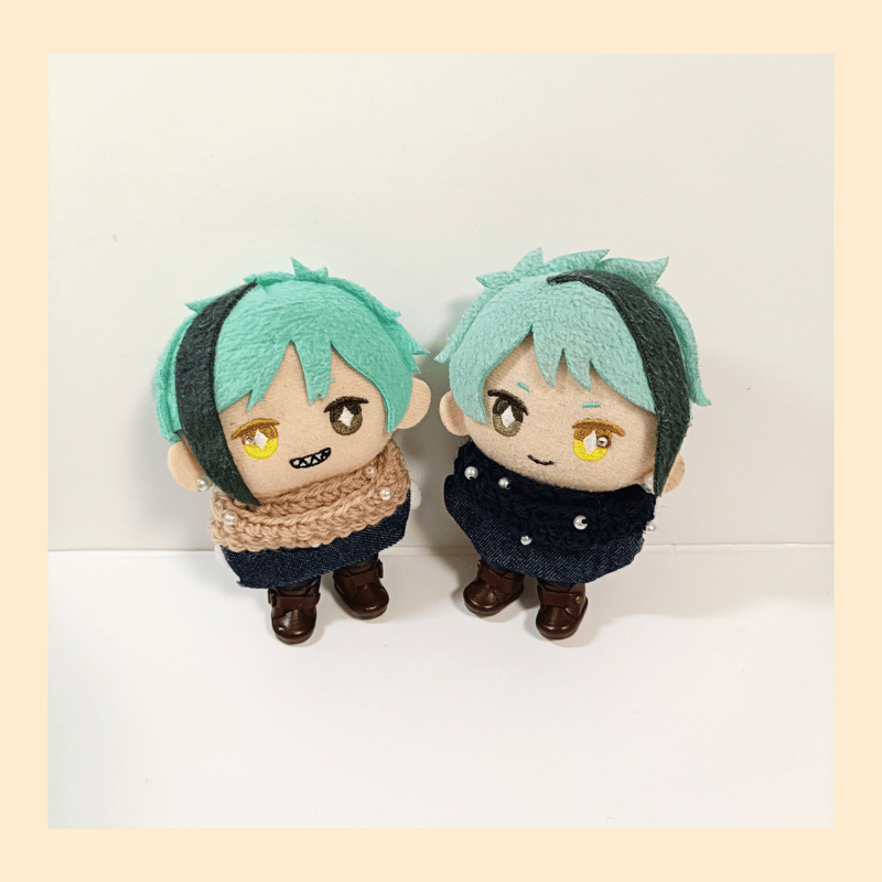 ぬい服 10cm ハンドメイド 毛糸 マフラー 10cmぬい用 ニットマフラー（新バージョン） | takoyuka