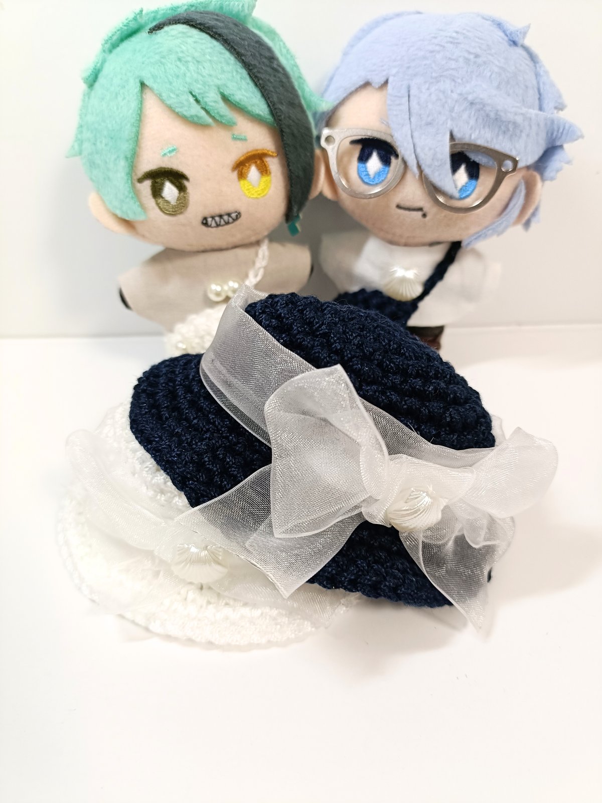 ぬい服10cm オーガンジーマリンハット＆バッグセット | takoyuka
