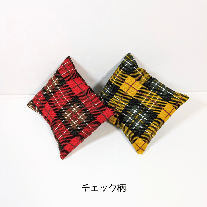 10cmぬいサイズクッションセット『クラシック（千鳥・チェック