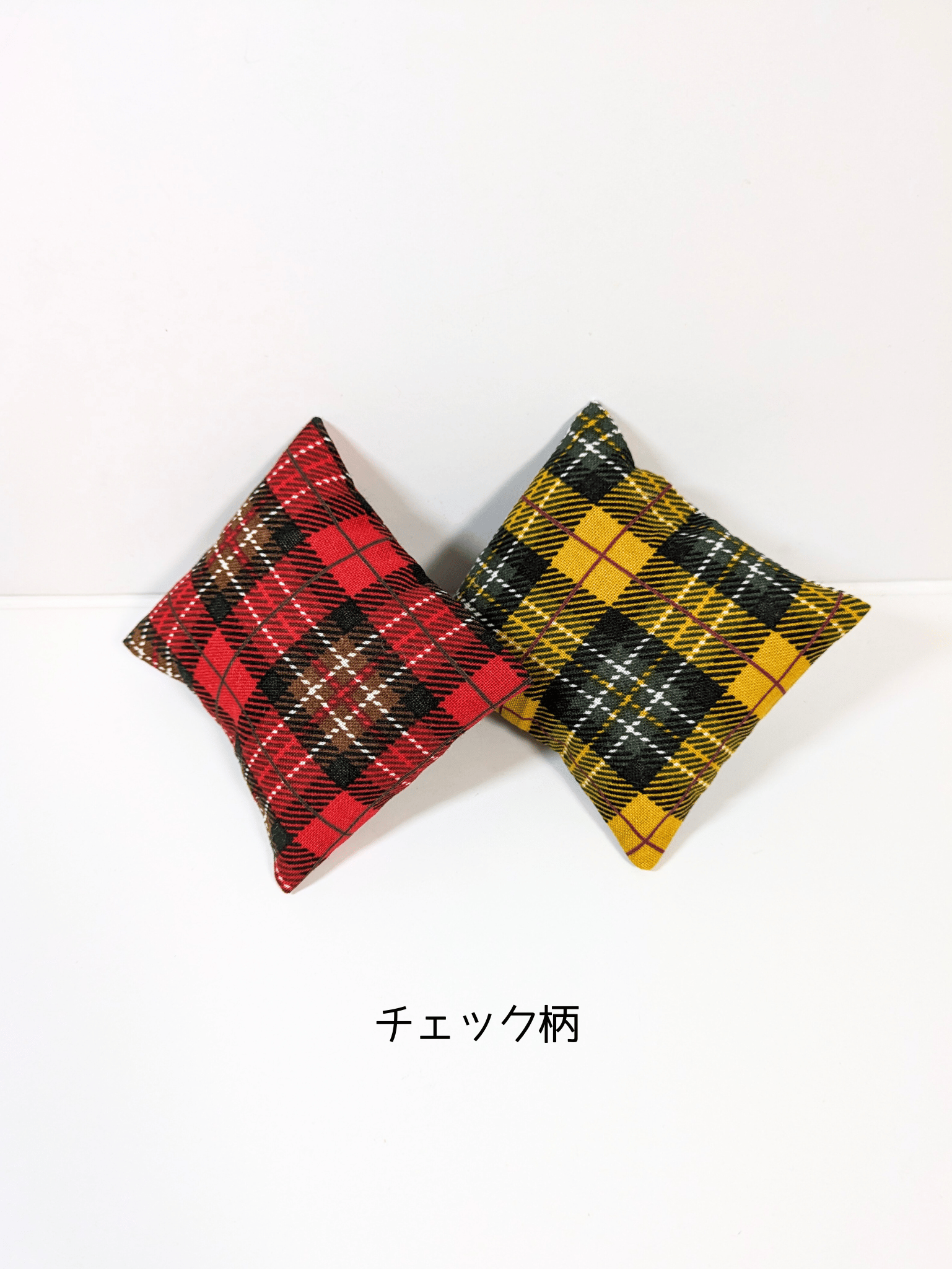 10cmぬいサイズクッションセット『クラシック（千鳥・チェック