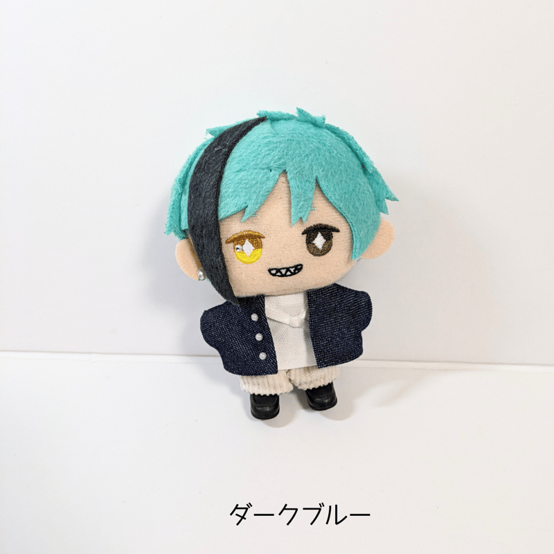 ぬい服10cm ノーカラーデニムジャケット | takoyuka