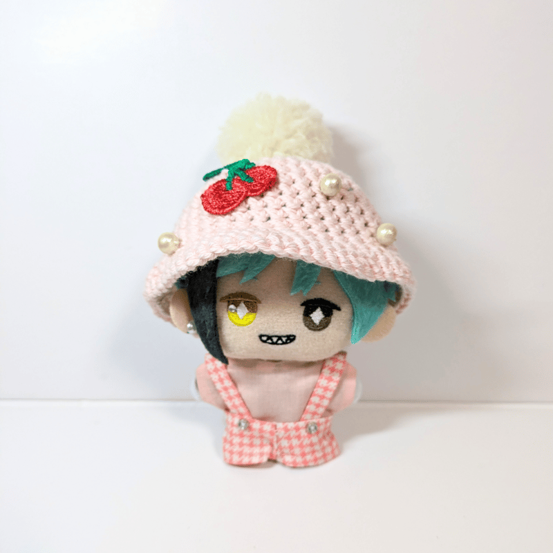 10cmぬい帽子 クリームソーダハット 水色・ピンク | takoyuka