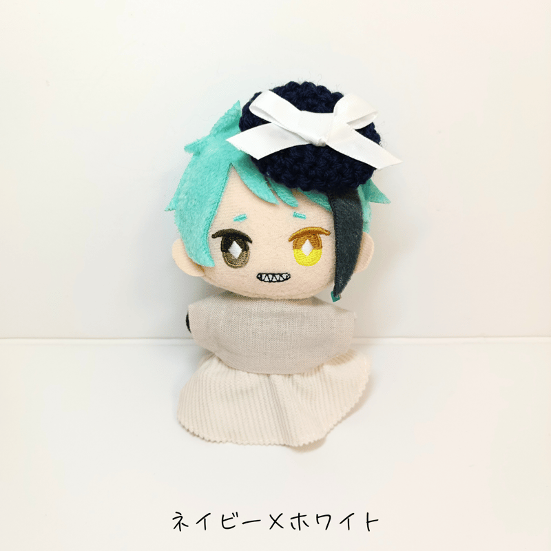 ぬい服10cm サテンリボンチビベレー | takoyuka