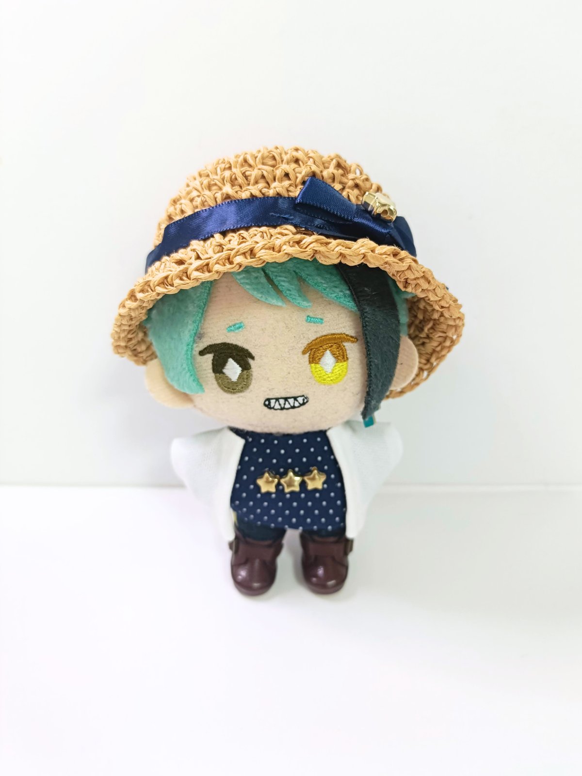 10cmぬい服 三ツ星麦わらセット（ハット＆トップス＆ジャケット