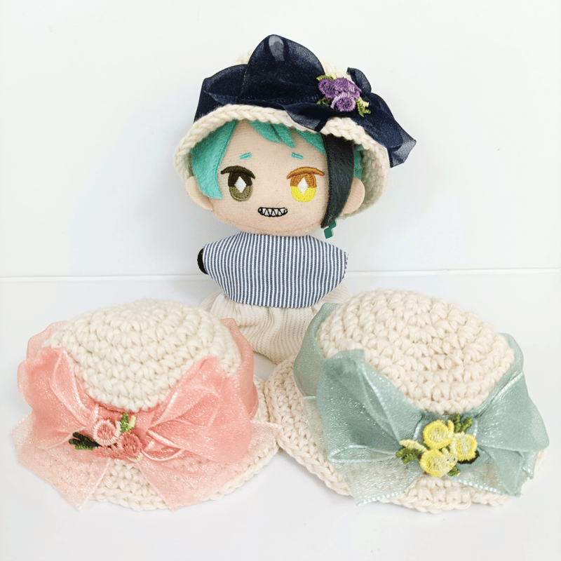 あちゃちゅむ　フラワー帽子 あちゃちゅむ フラワー帽子 あちゃちゅむ フラワー帽子 あちゃ