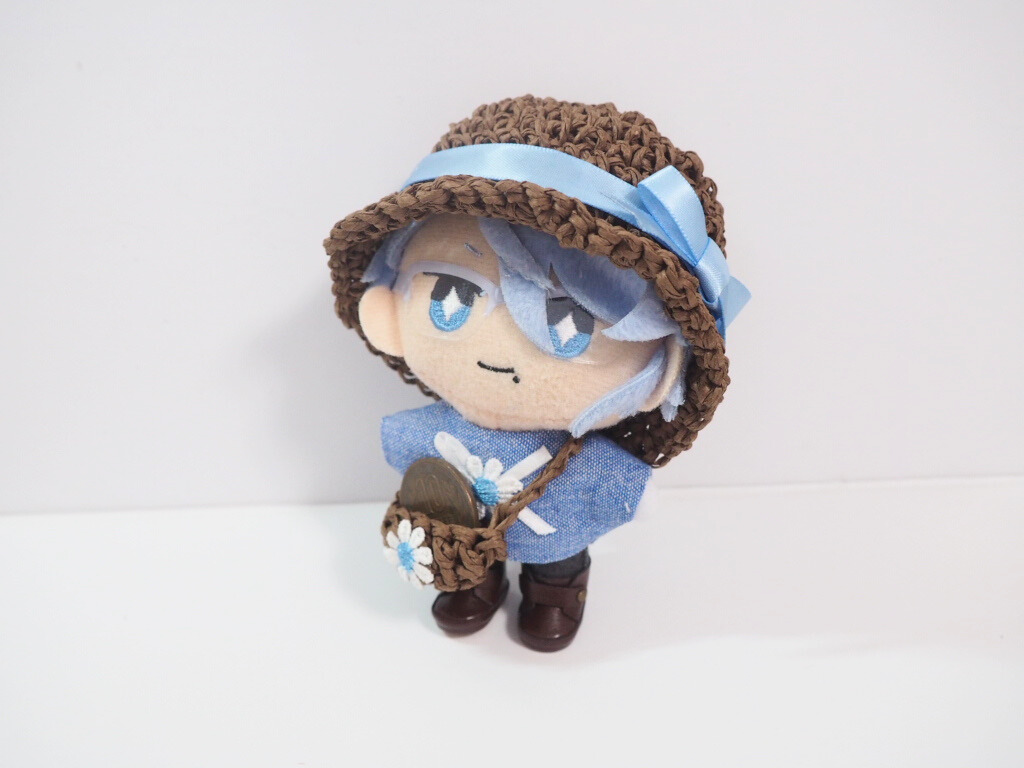 10cmぬい服 夏のマリンブルーお出かけセット（ハット＆ブラウス