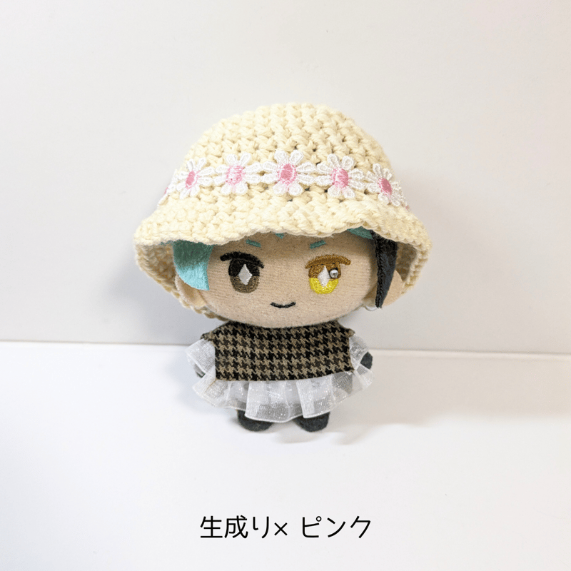 ぬい服10cm フラワーレースコットンハット | takoyuka