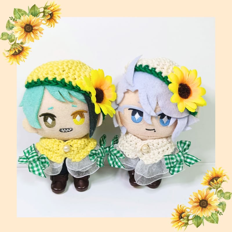 10cmぬい服 ひまわりケープ＆ベレーセット | takoyuka