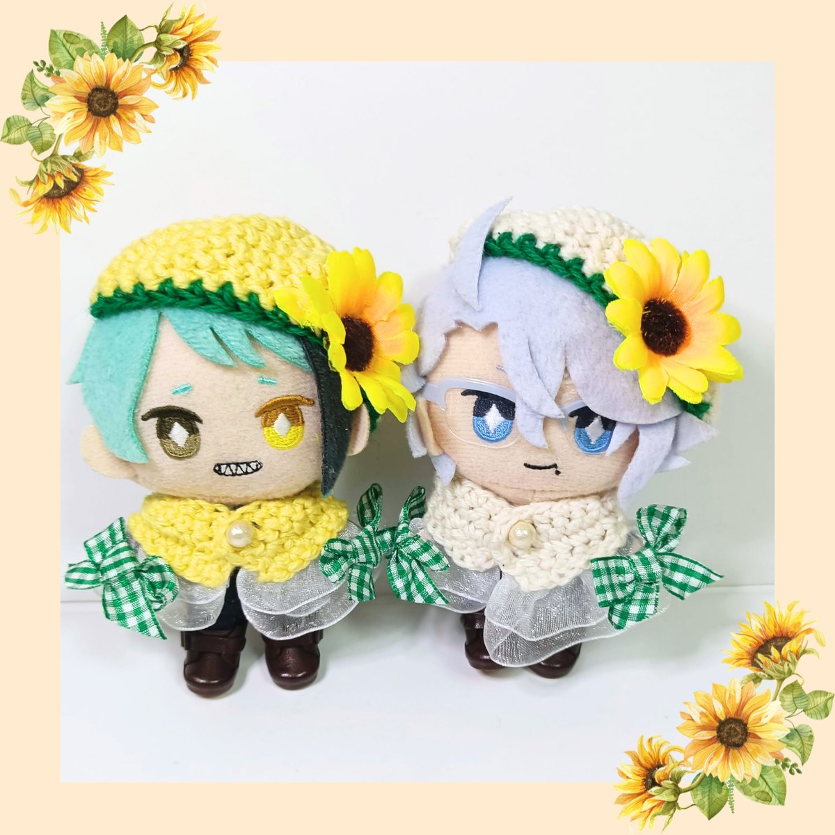 10cmぬい服 ひまわりケープ＆ベレーセット | takoyuka