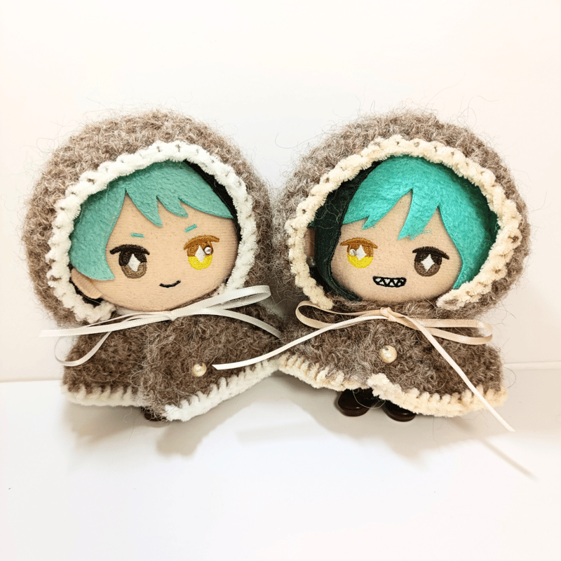 Ｑooeぬい服 wy29# ぬいぐるみ 服 17cm 当日発送 5type 7color 大好き ぬい服