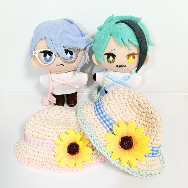 ぬい服10cm コットンひまわりセット～cute～（ハット＆トップス