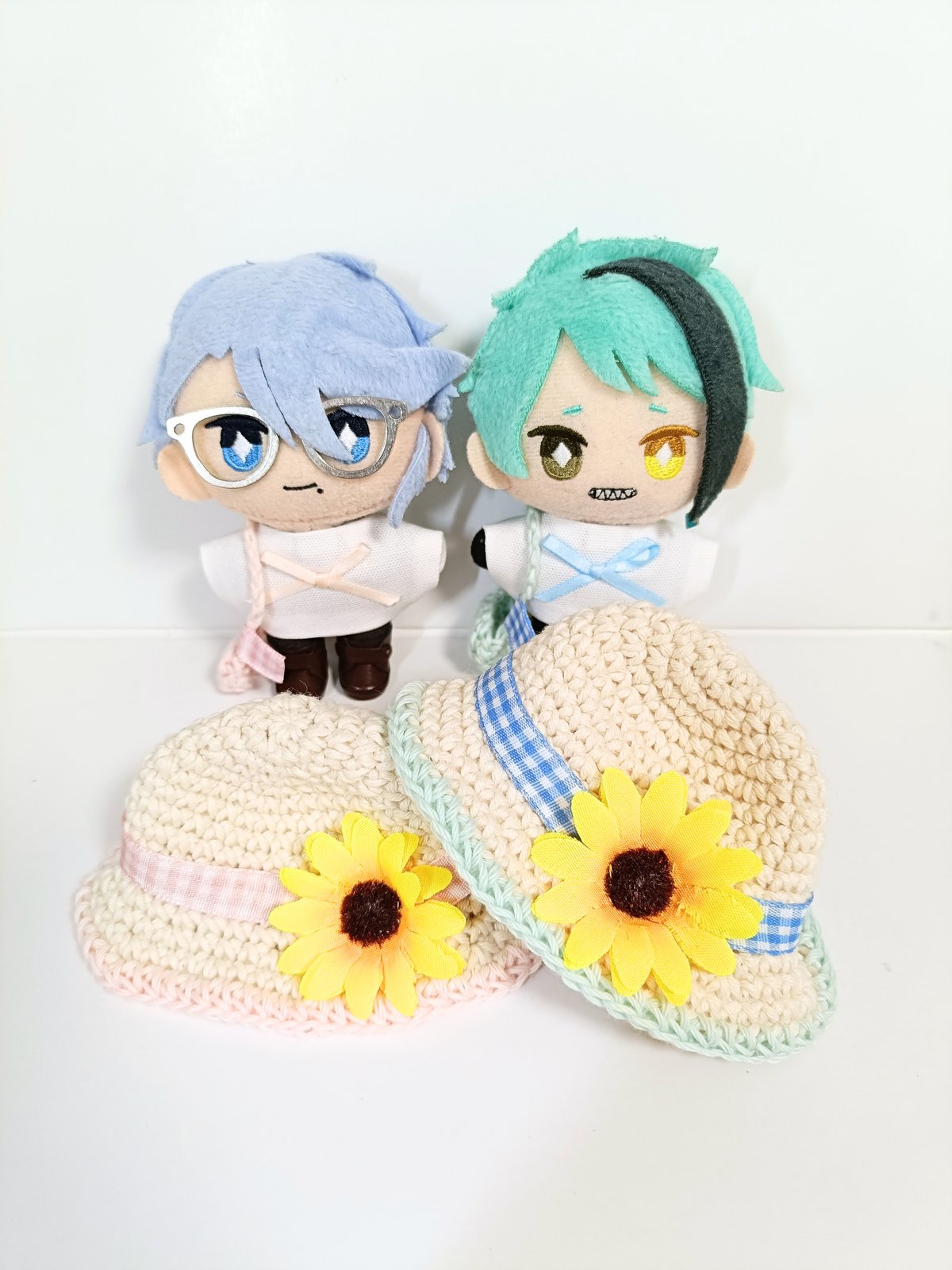 ぬい服10cm コットンひまわりセット～cute～（ハット＆トップス