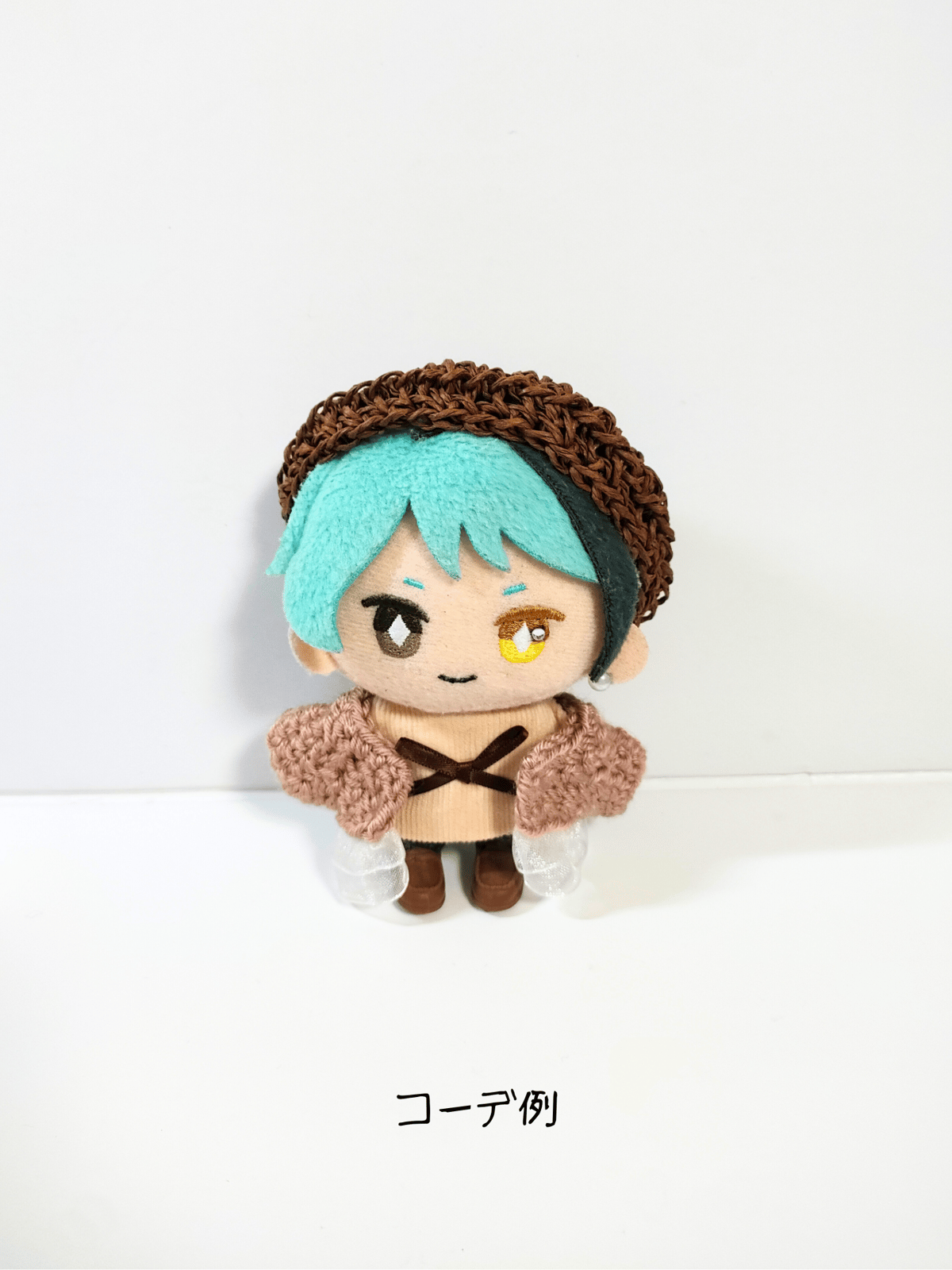 ぬい服10cm 萌え袖ゆるニットカーディガンセット | takoyuka