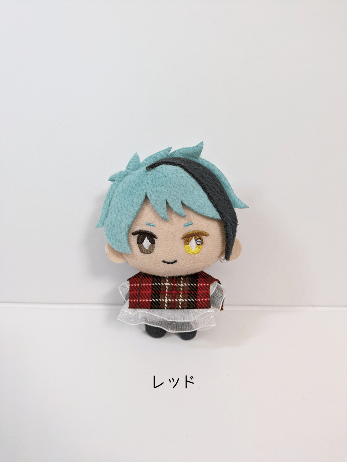 らぶ　ぬい　チェック　衣装 ぬい服10cm チェックフリルブラウス | takoyuka