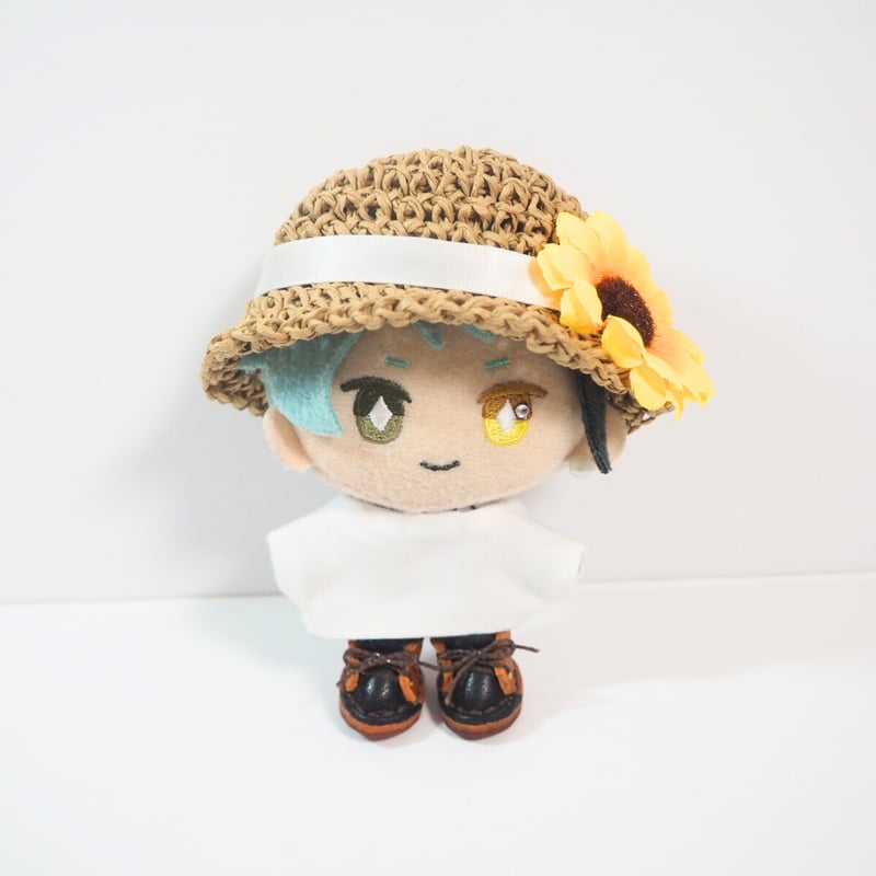 10cmぬい帽子 ひまわり麦わら風 | takoyuka