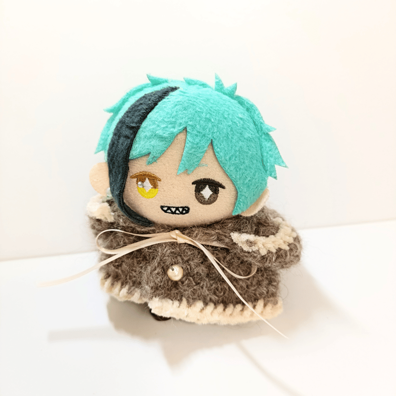 モ　さま❤︎ぬい服フルオーダー みーみぬいぐるみ🧸 お洋服は自作です！ ぬい本体の型紙:絃巴様 #いと