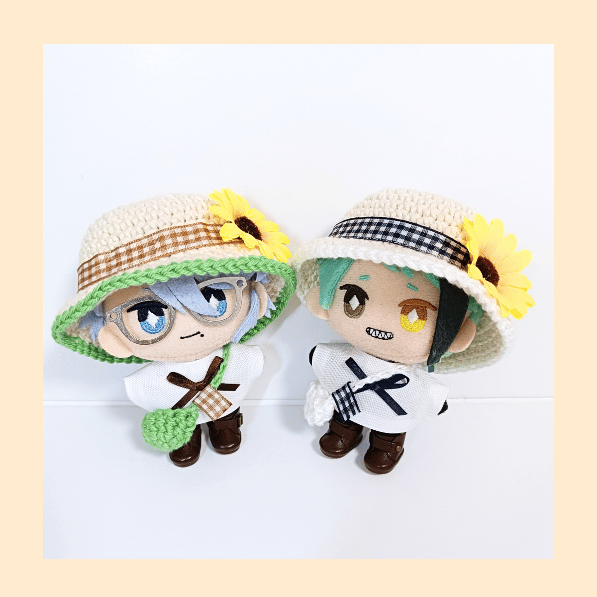 【専用】ぬい服 ひまわり ぬい服｜10cm 11cm 12cm 13cm｜ひまわりのサロペットセット