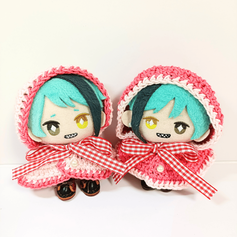 10cmぬい服 いちごミルクフードケープ コットンver. | takoyuka