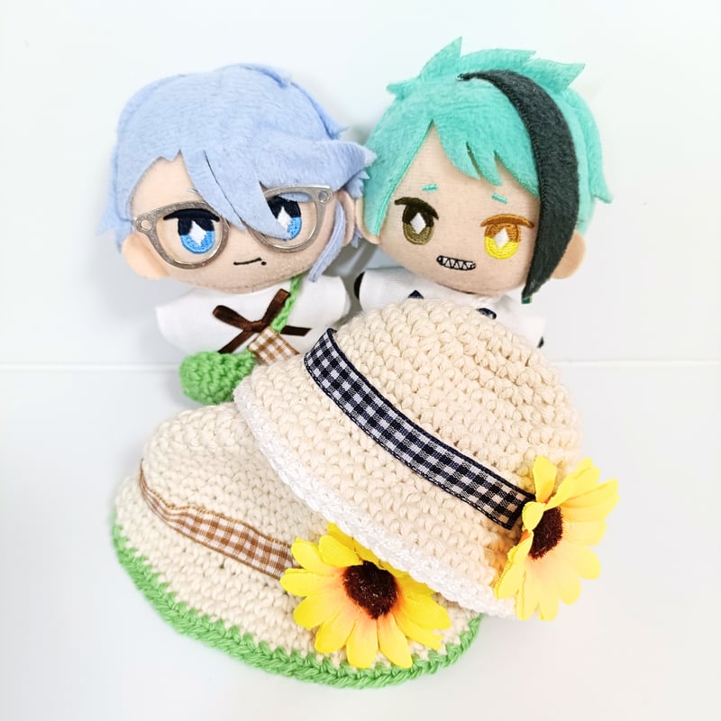 ぬい服10cm コットンひまわりセット～casual～（ハット