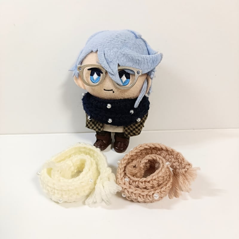 ぬい服 10cm ハンドメイド 毛糸 マフラー 10cmぬい用 ニット