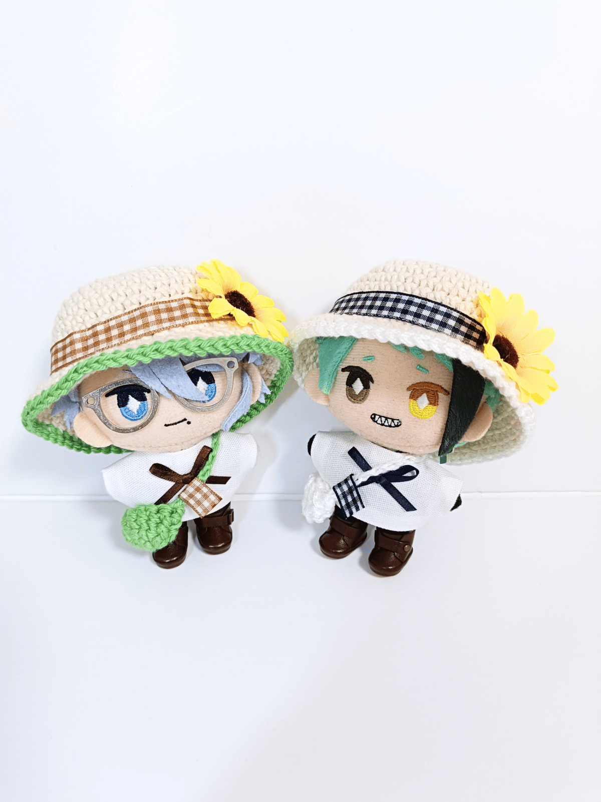 ぬい服10cm コットンひまわりセット～casual～（ハット