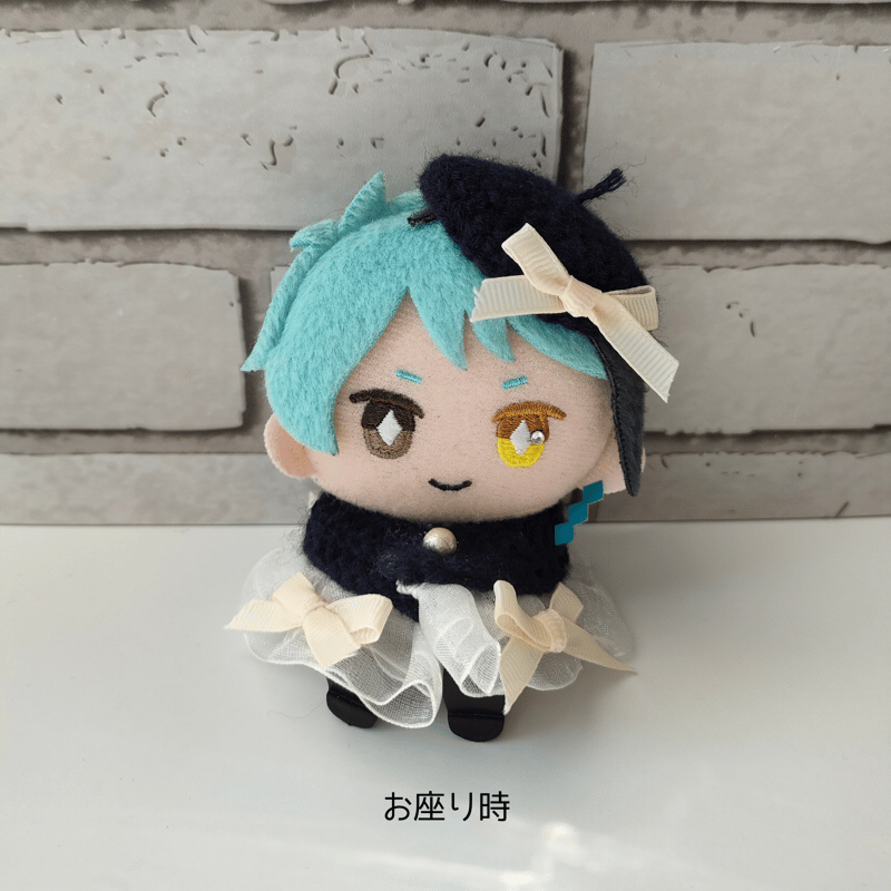 ベレー帽コーデセットオーダーページ　関西ちびぬい　はぴぬい　すのチル　ぬい服 花柄ベレー帽コーデセットオーダーページ関西ちびぬいはぴぬいぬい服