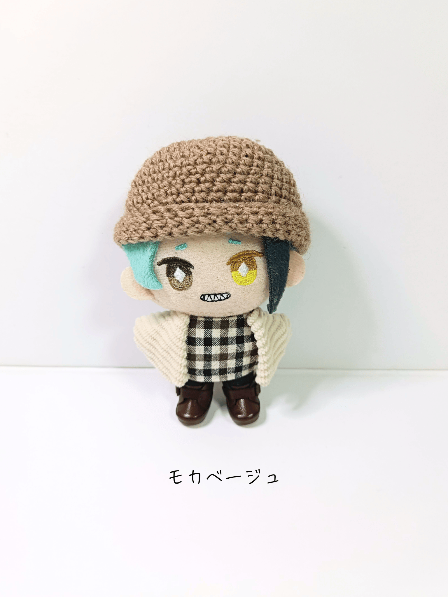 10cmぬい服 ニット帽＆チェックコーデセット~part2~ | takoyuka