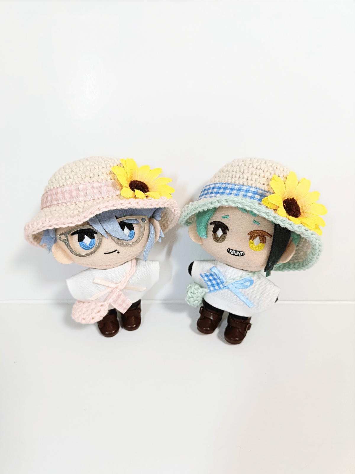 ぬい服10cm コットンひまわりセット～cute～（ハット＆トップス