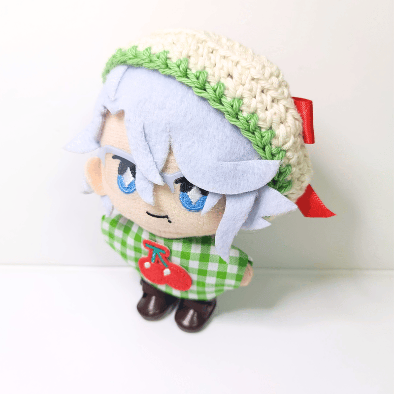 レモンソーダ 【プロフ必読】 断捨離中ぬい服 ぬい服10cm シンプルメロンソーダセット（ベレー＆トップス