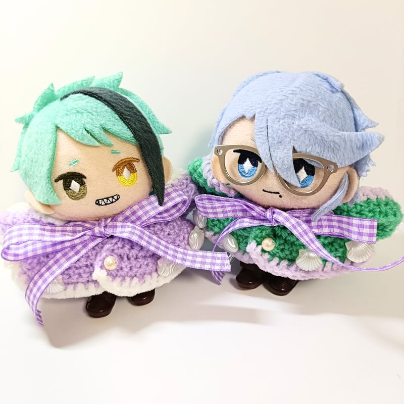 10cmぬい服 マーメイドカラーフードケープ | takoyuka