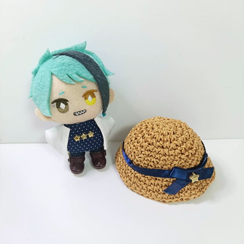 10cmぬい服 三ツ星麦わらセット（ハット＆トップス＆ジャケット
