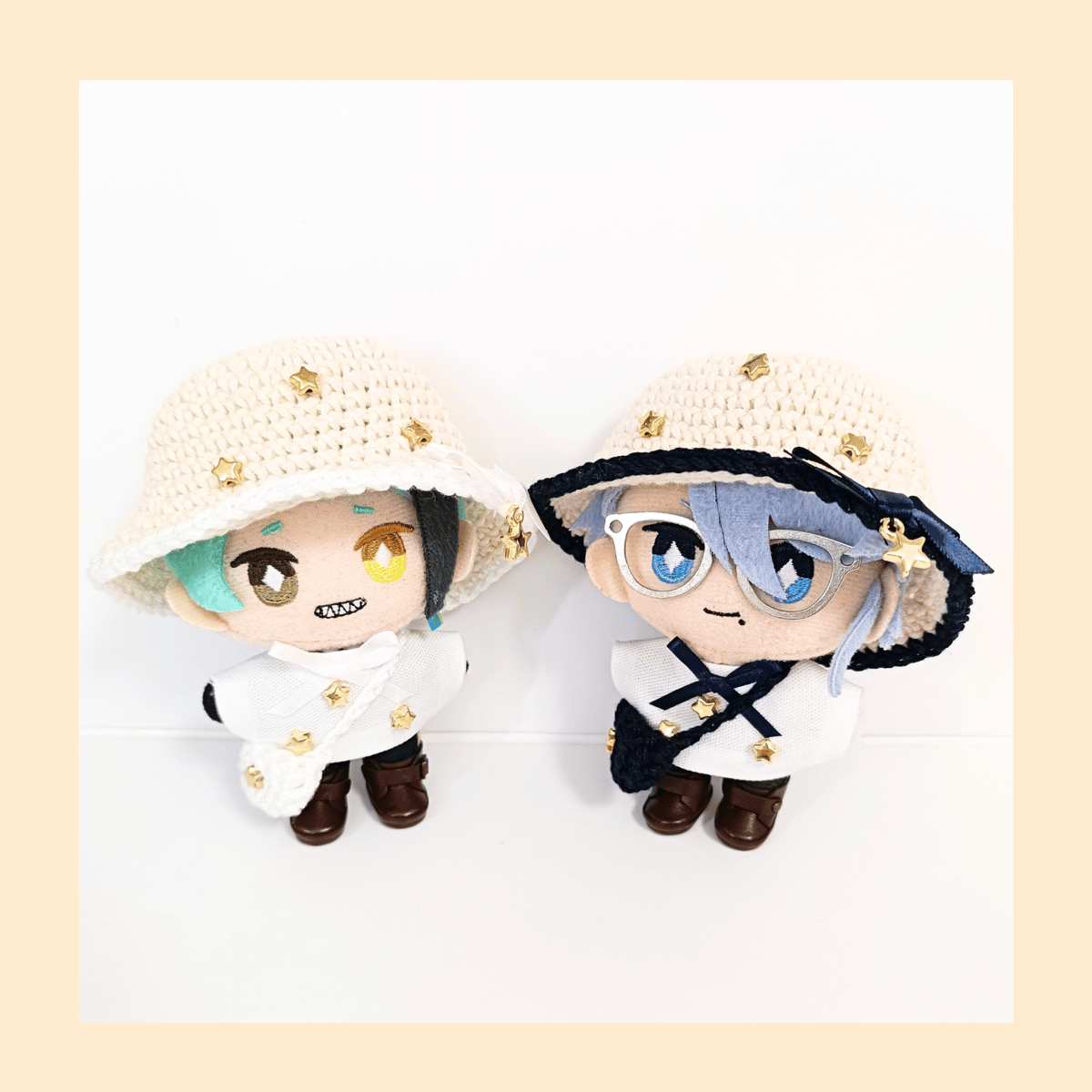 ぬい服10cm キラキラ夏の大三角セット（ハット＆トップス＆バッグ